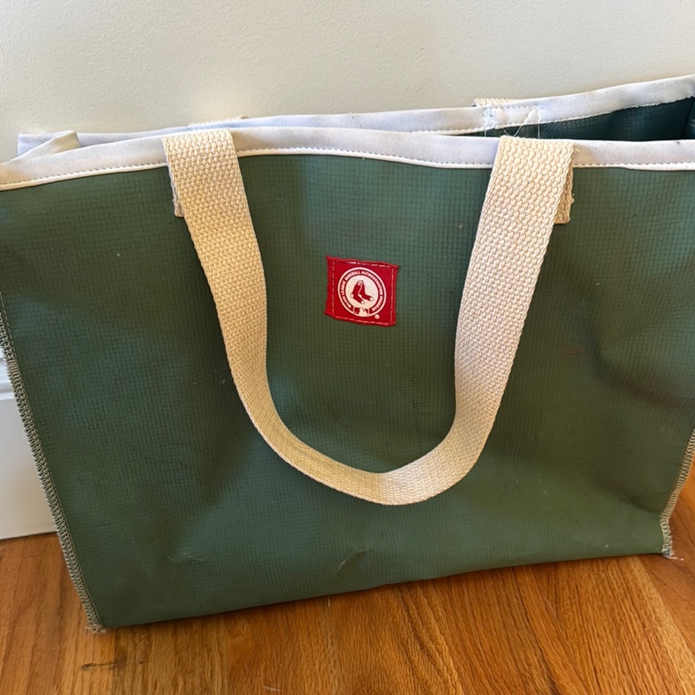 Red Sox Rain Tarp Tote Bag